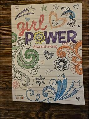 NEW - Bendon Girl Power advanced coloring book